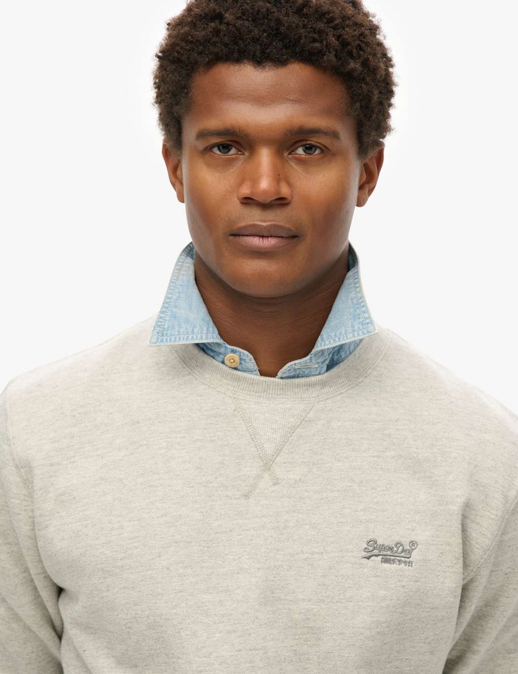 Cotton Rich Henley Sweatshirt 5 of 5