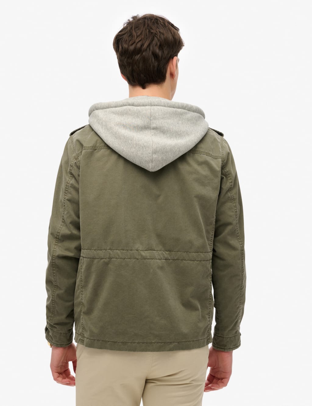 Pure Cotton Utility Hooded Jacket 4 of 5