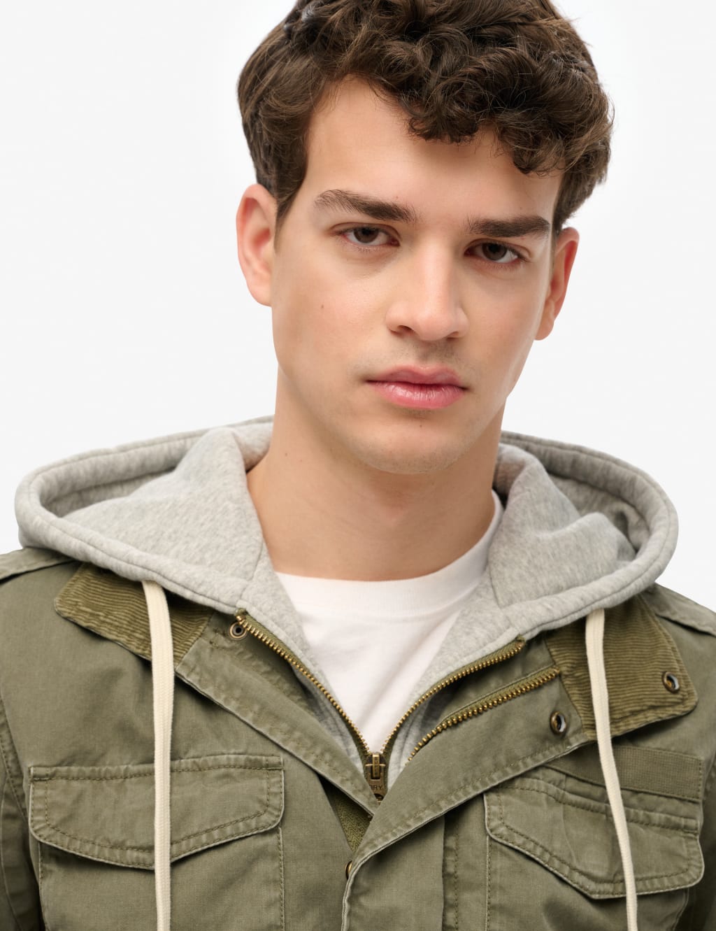Pure Cotton Utility Hooded Jacket 5 of 5