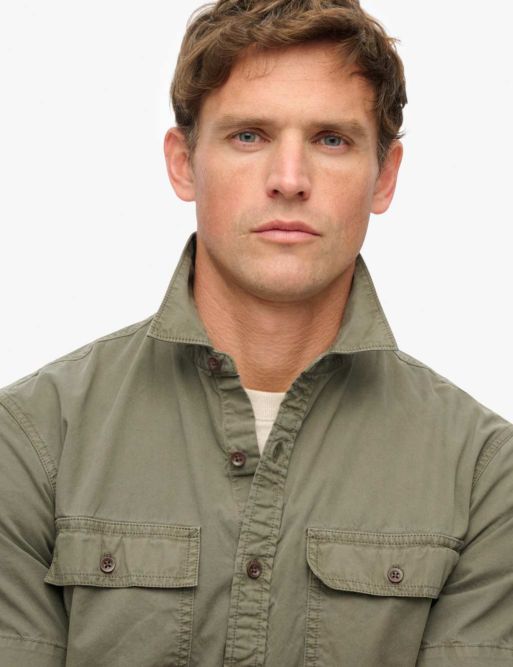 Relaxed Fit Pure Cotton Overshirt 3 of 4