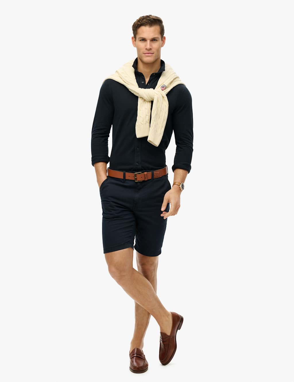 Relaxed Fit Pure Cotton Long Sleeve Shirt 4 of 6