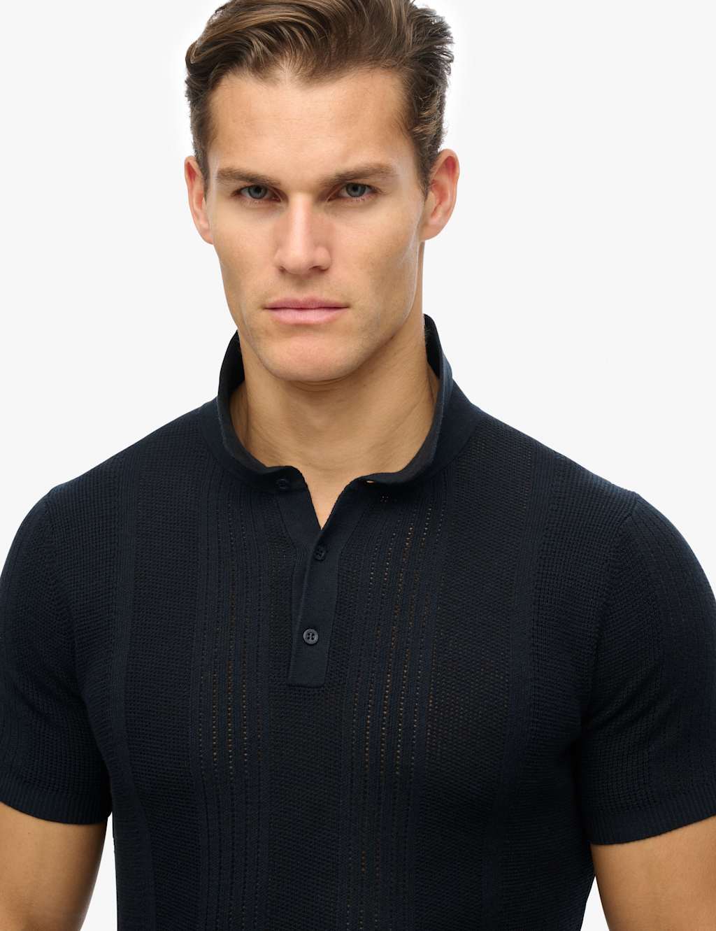 Slim Fit Cotton Rich Knitted Polo Shirt 5 of 6