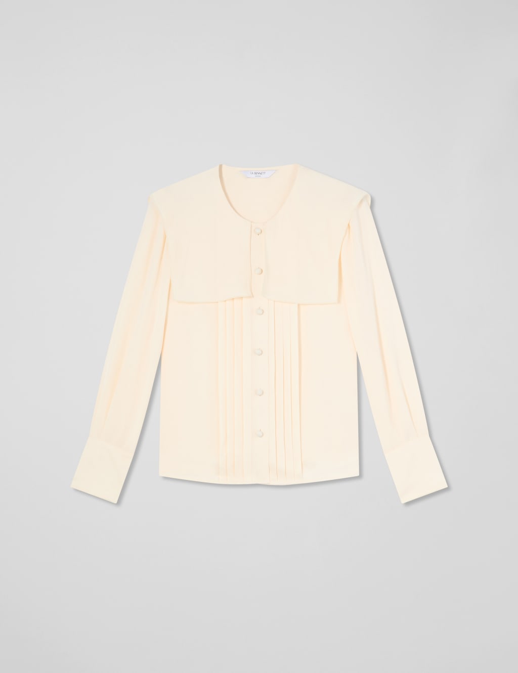 Crepe Pleated Blouse 2 of 4