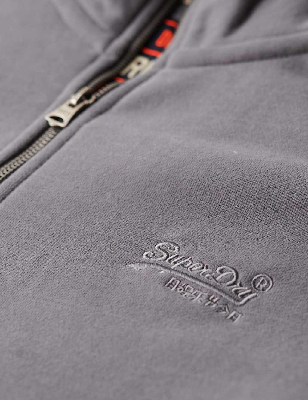Cotton Rich Funnel Neck Henley Sweatshirt 6 of 6