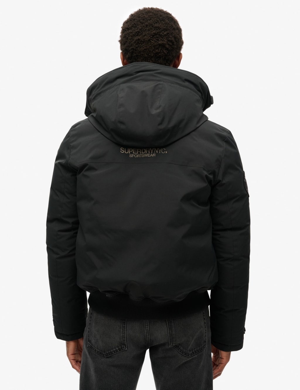Padded Hooded Bomber Jacket 3 of 5
