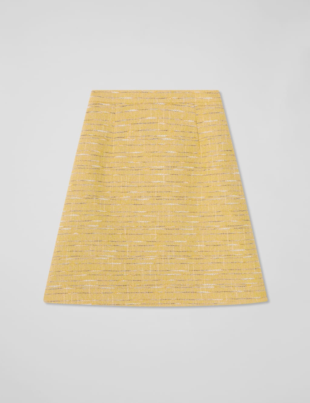 Cotton Blend Tweed Mini Pencil Skirt 2 of 4