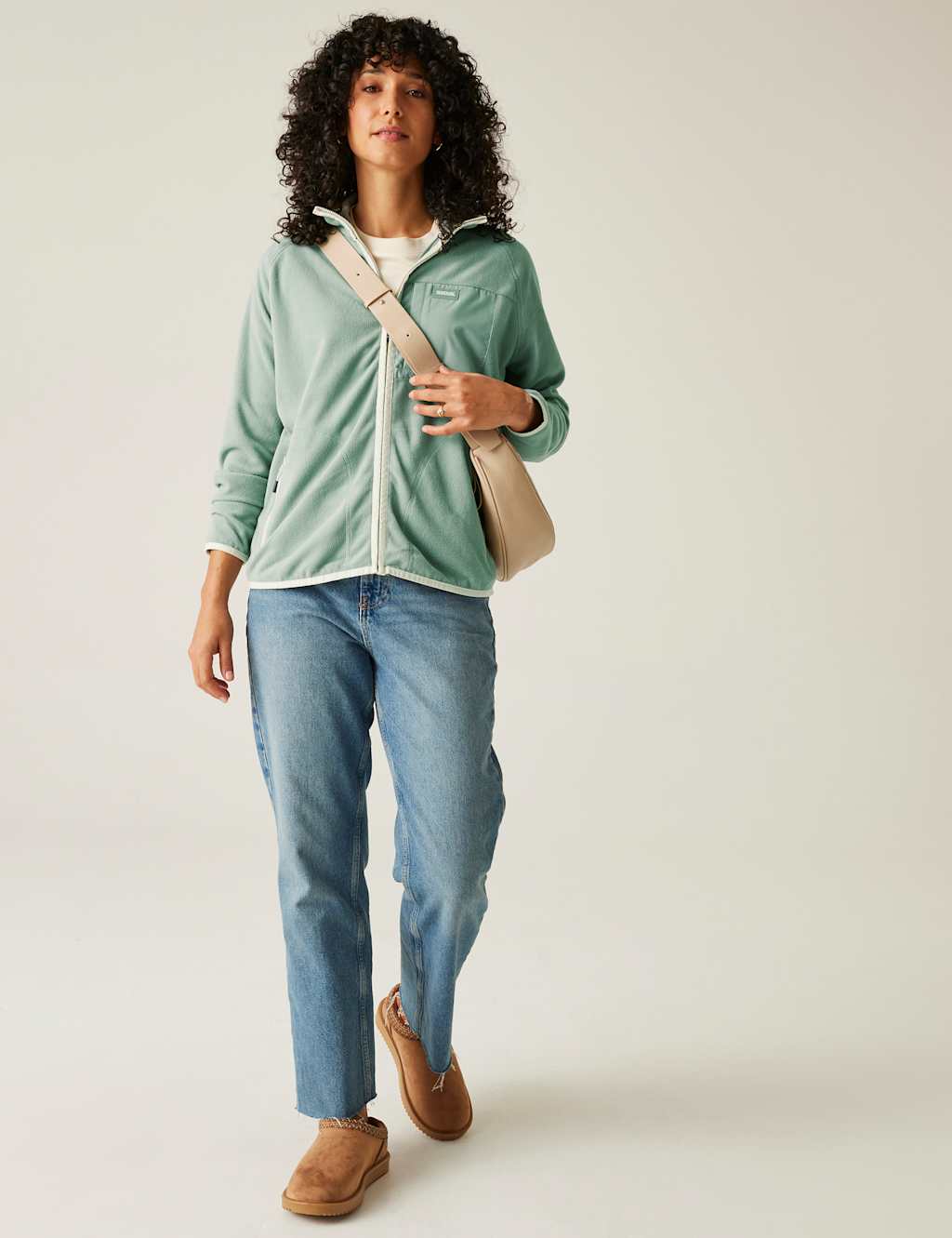 Lilana Zip Up Funnel Neck Fleece 3 of 8