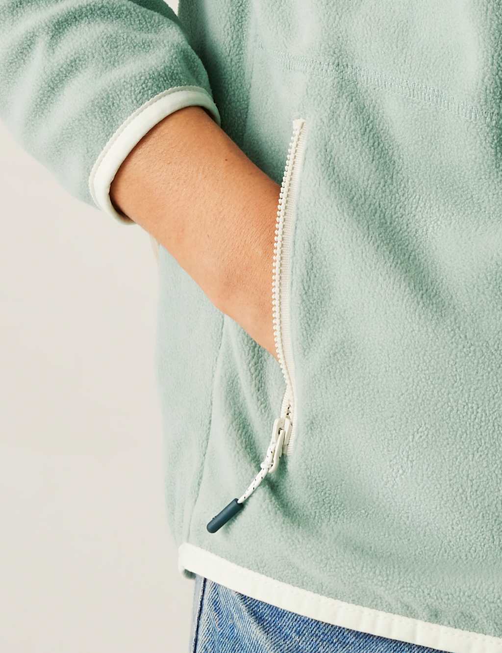 Lilana Zip Up Funnel Neck Fleece 5 of 8