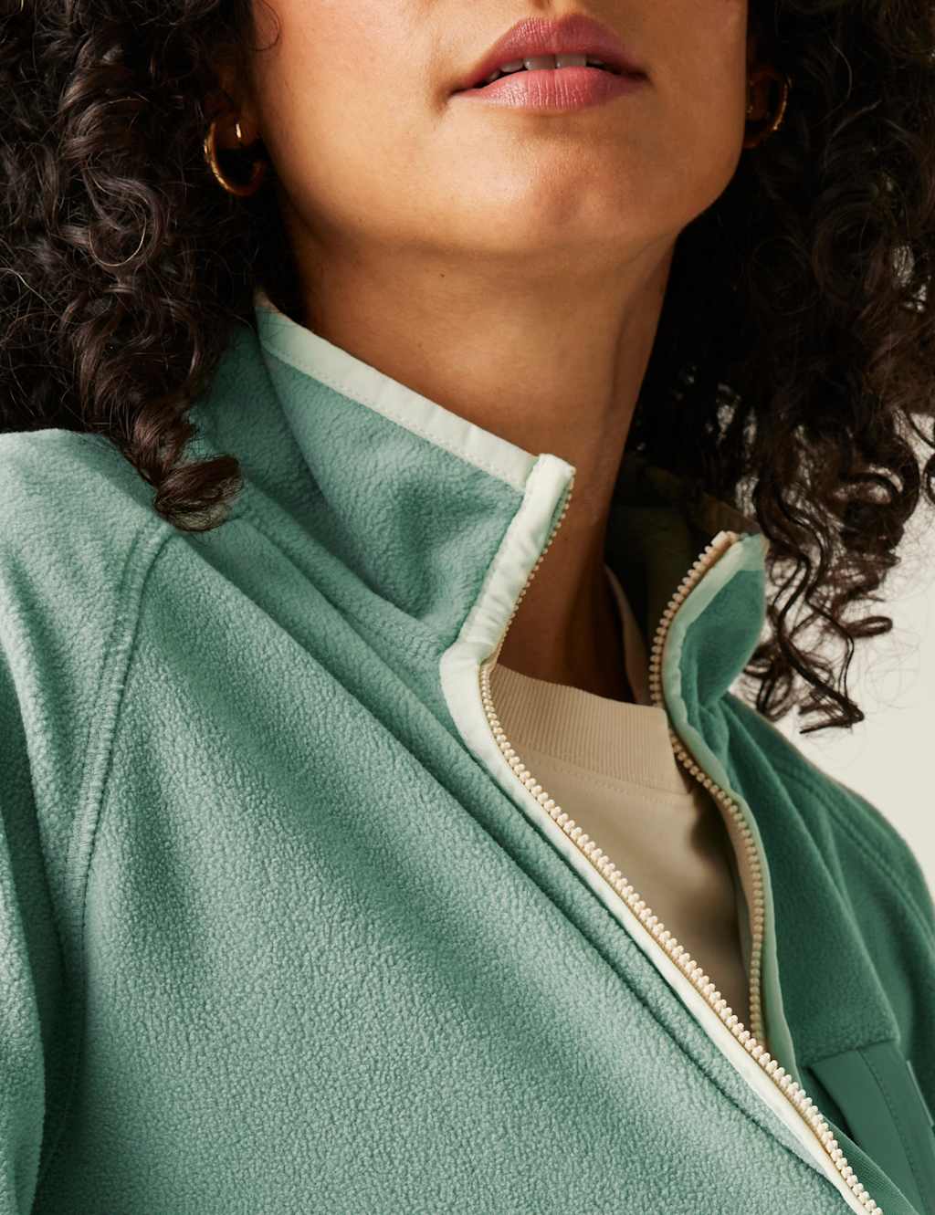 Lilana Zip Up Funnel Neck Fleece 7 of 8