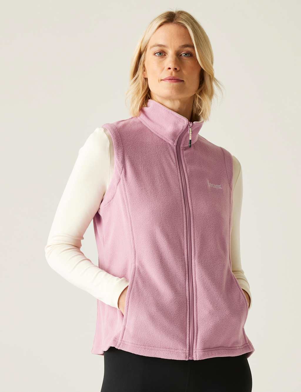 Sweetness Fleece Funnel Neck Zip Up Gilet 1 of 6