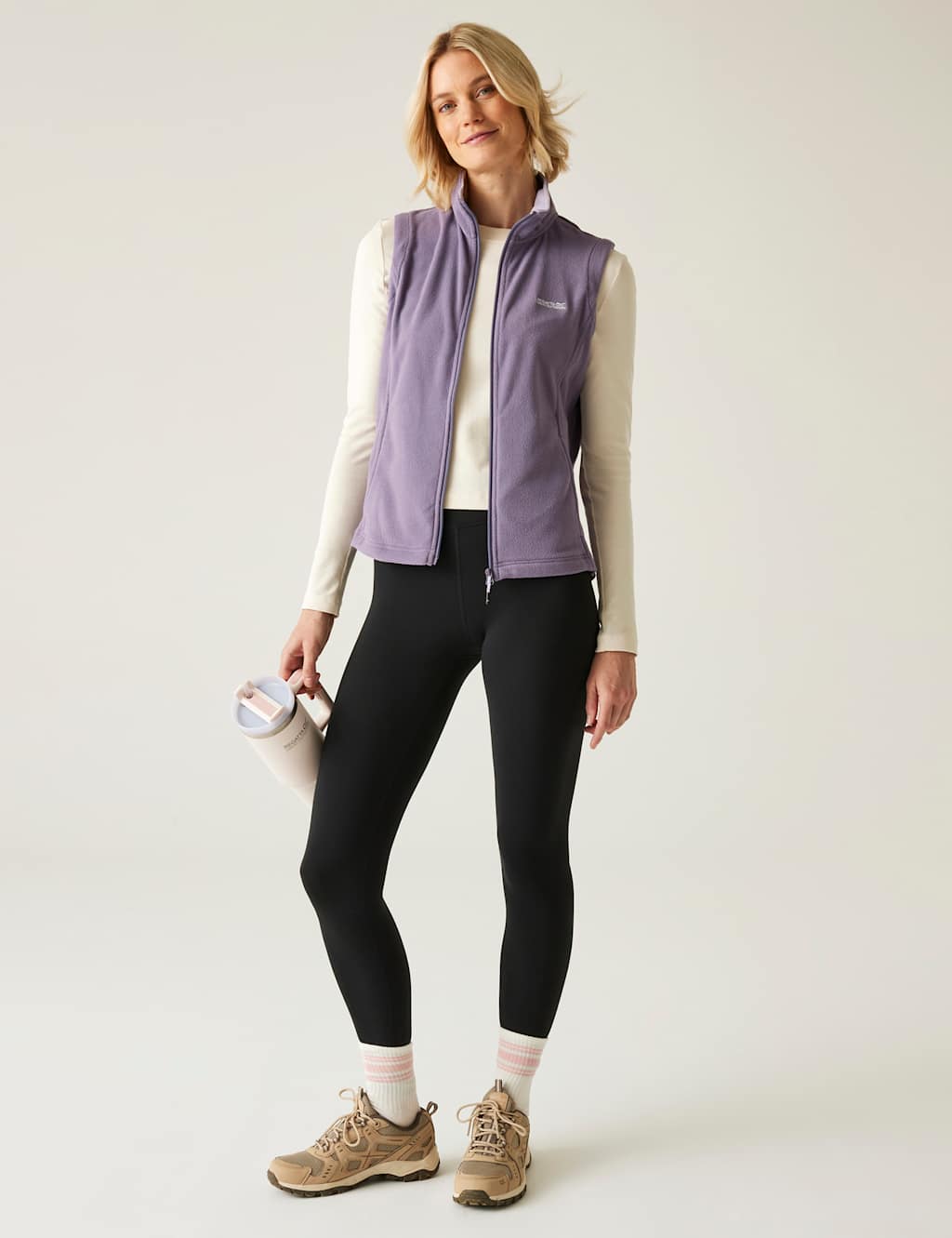 Sweetness Fleece Funnel Neck Zip Up Gilet 4 of 6