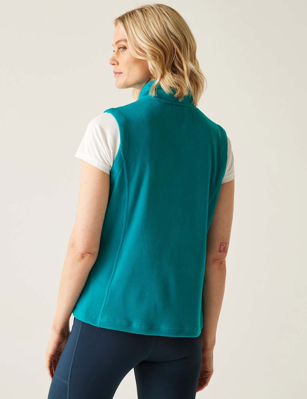 Sweetness Fleece Funnel Neck Zip Up Gilet 5 of 6