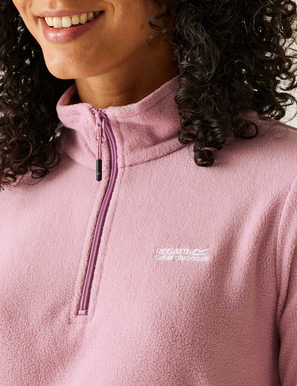 Sweethart Funnel Neck Half Zip Fleece 5 of 5