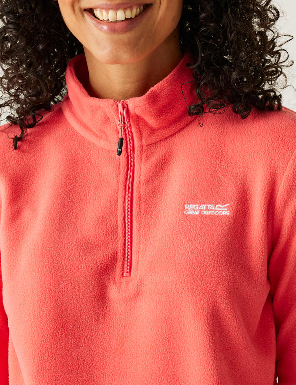 Sweethart Funnel Neck Half Zip Fleece 5 of 5