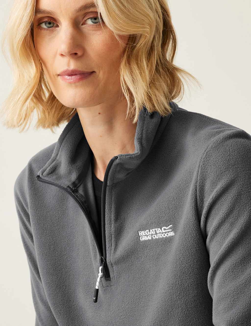 Sweethart Funnel Neck Half Zip Fleece 1 of 5
