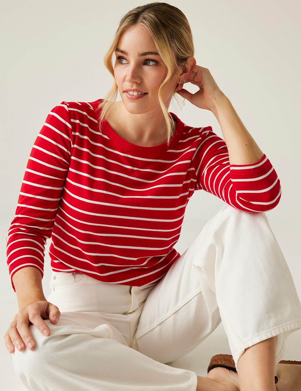 Batylette Cotton Rich Striped Top 3 of 7