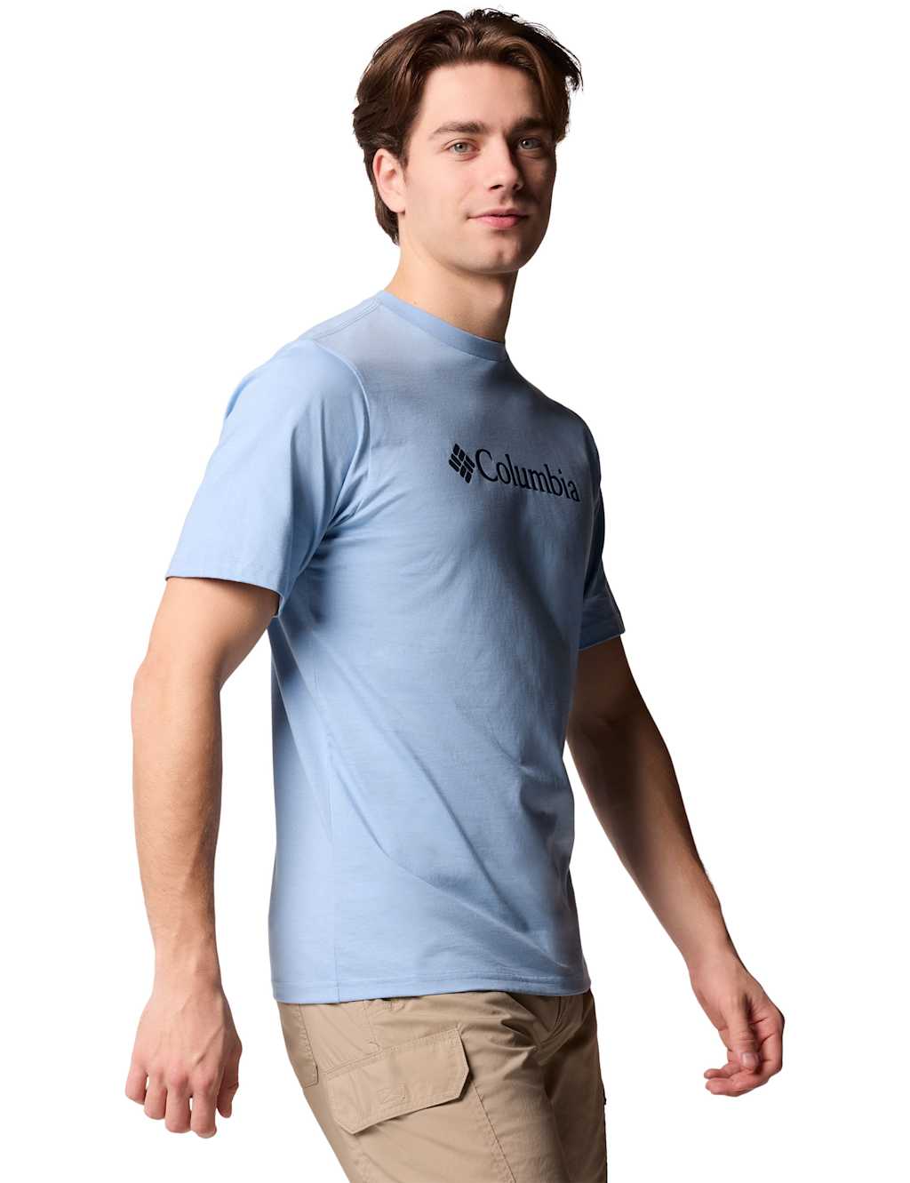 CSC Basic Logo Pure Cotton T-Shirt | Columbia | M&S