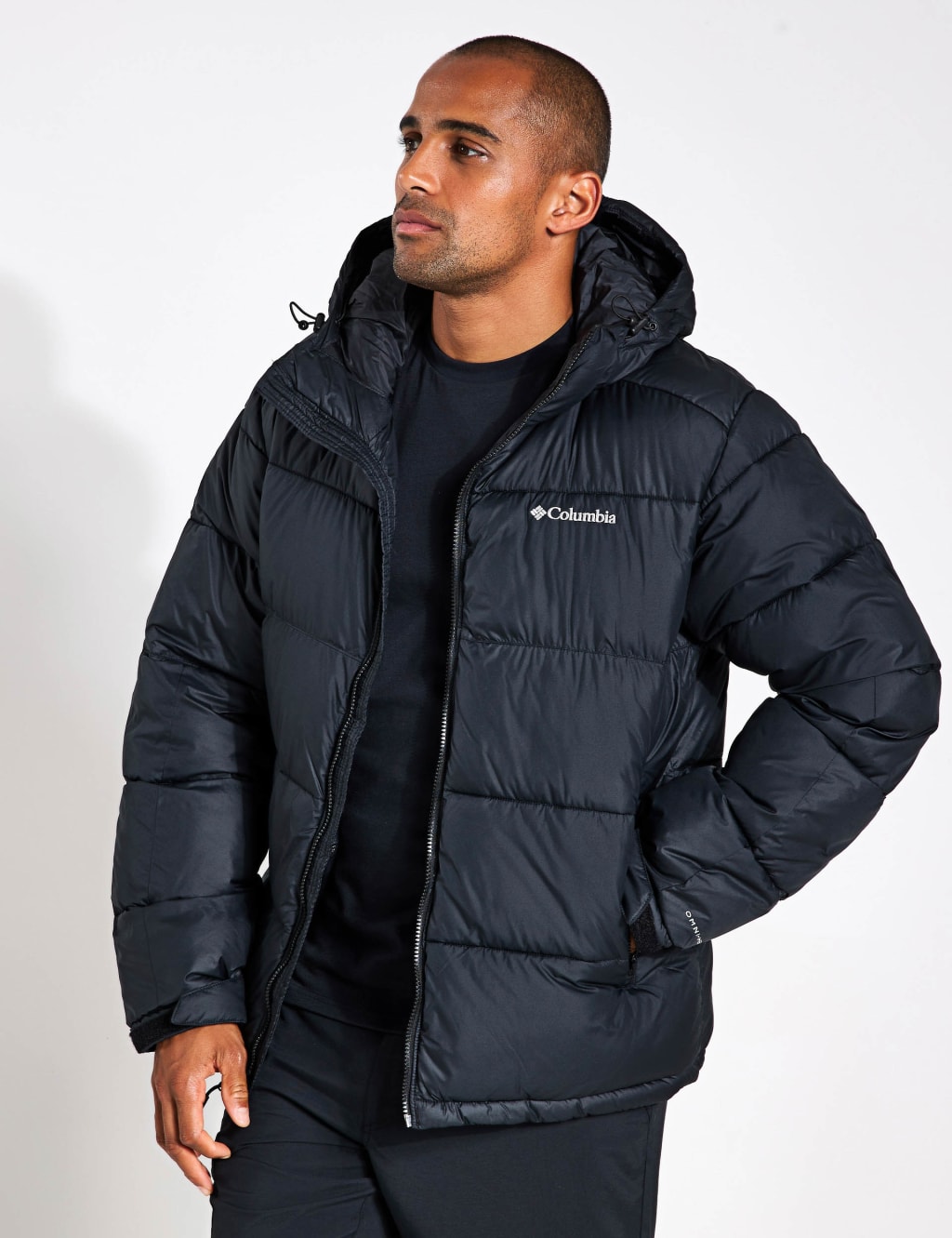 Pike Lake II Hooded Puffer Jacket Columbia M S