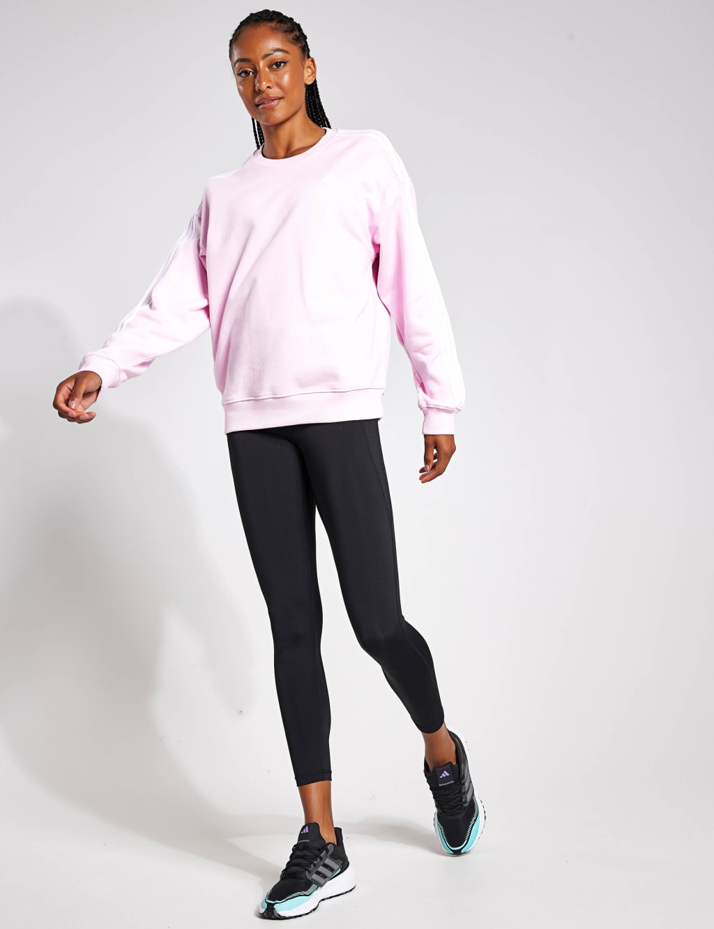 Essentials 3 Stripes Pure Cotton Sweatshirt 3 of 5