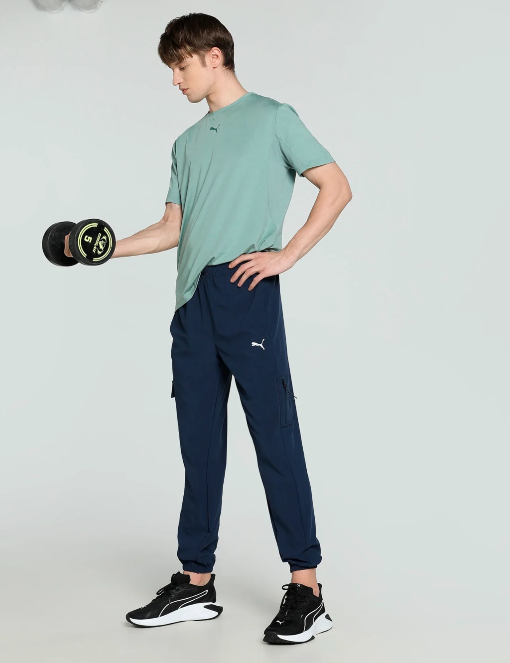 Flex Trend Elasticated Waist Woven Joggers 3 of 6