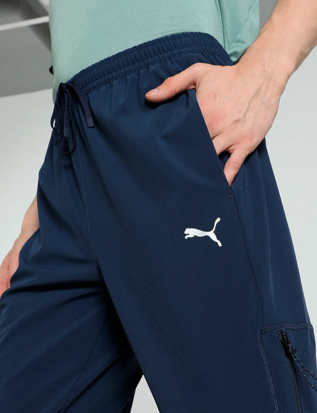 Flex Trend Elasticated Waist Woven Joggers 6 of 6