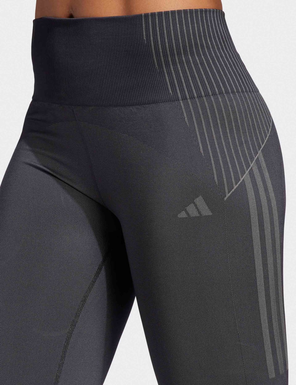 Seamless Striped High Waisted Leggings 4 of 6