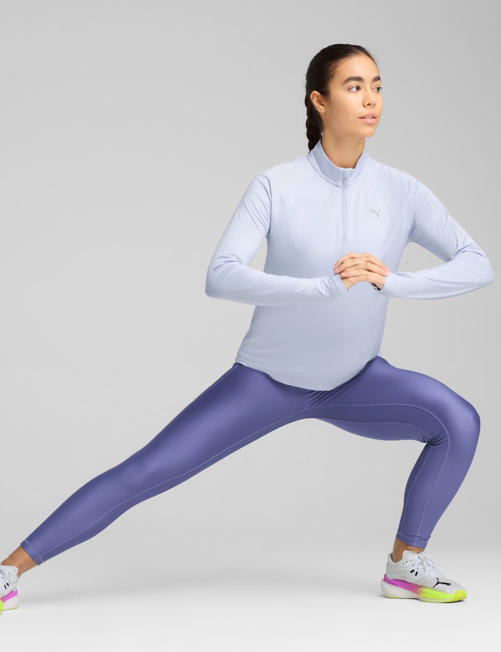 Velocity Cloudspun Funnel Neck Running Top 3 of 6