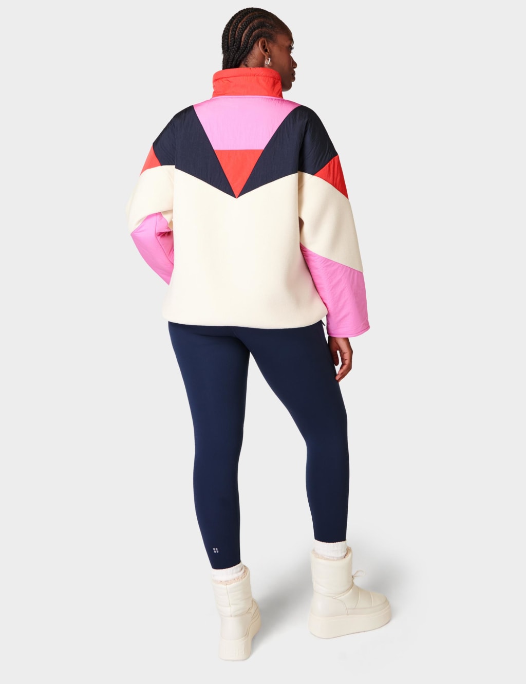 Retrogade Half Zip Funnel Neck Fleece Jacket 3 of 5