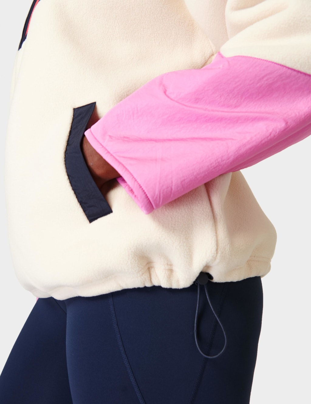 Retrogade Half Zip Funnel Neck Fleece Jacket 5 of 5