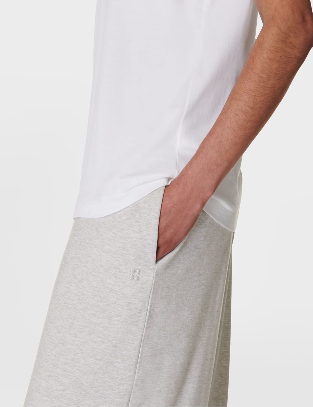 Modal Rich High Waisted Wide Leg Joggers 3 of 6