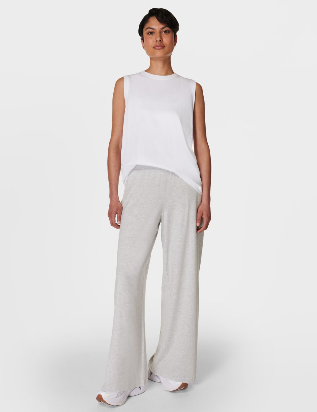Modal Rich High Waisted Wide Leg Joggers 5 of 6
