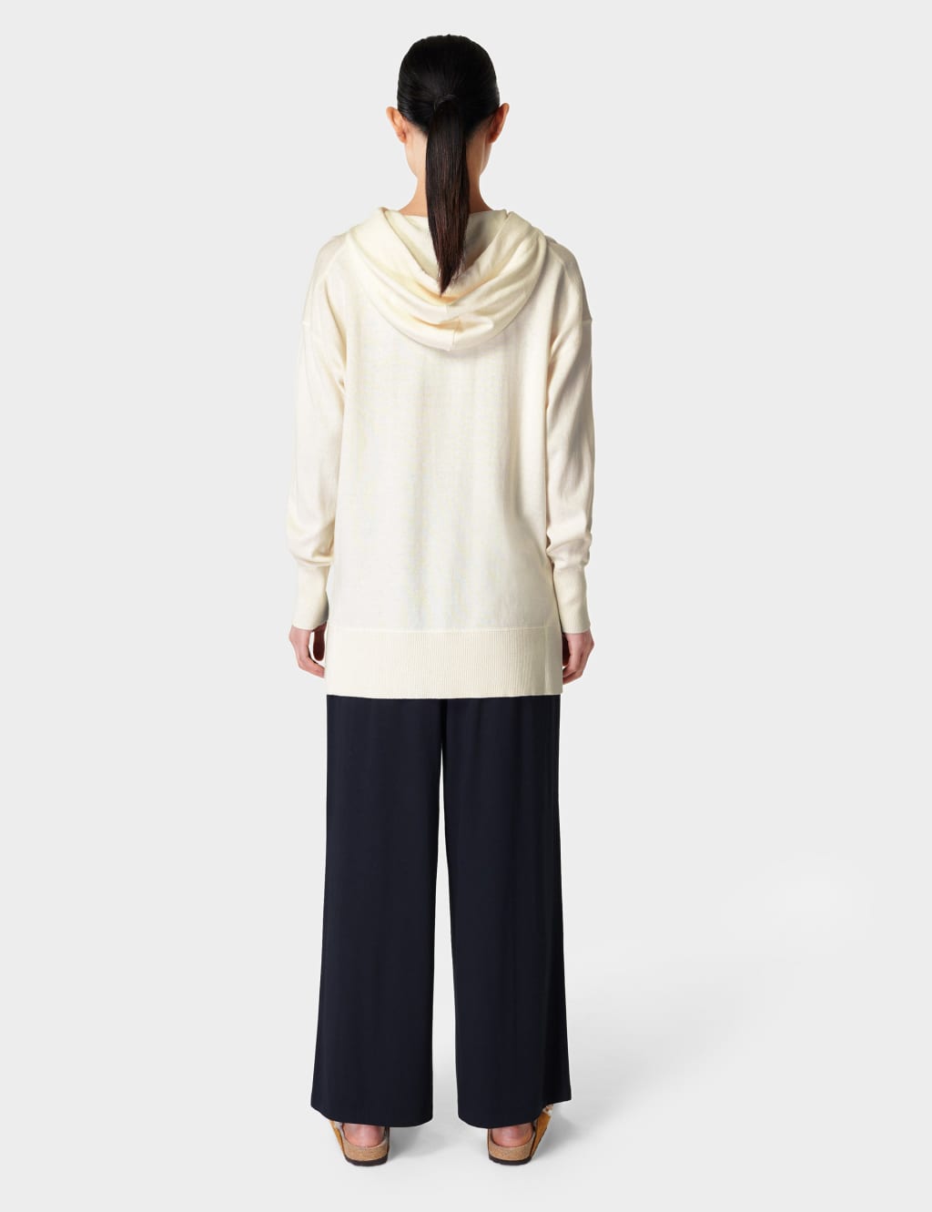 Modal Rich High Waisted Wide Leg Joggers 2 of 3