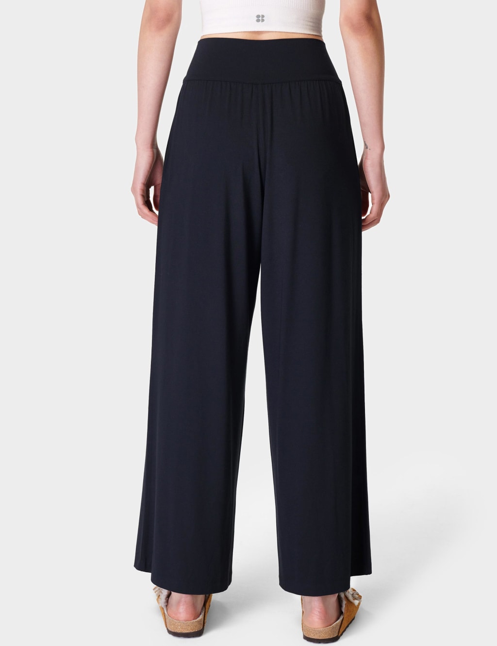 Modal Rich High Waisted Wide Leg Joggers 3 of 3