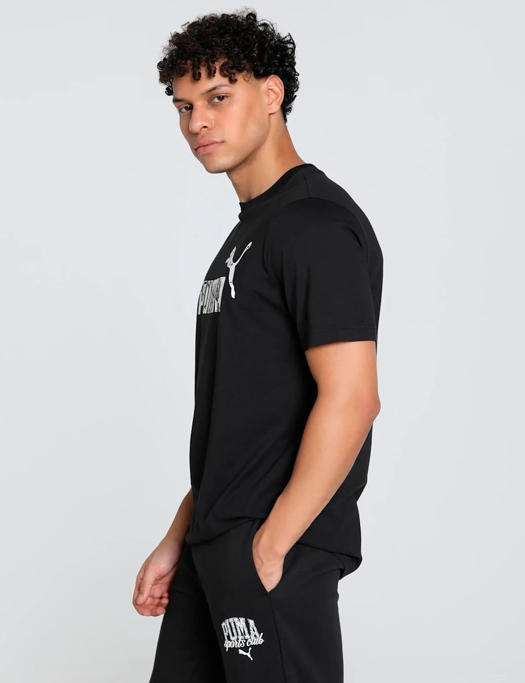 Graphic Logo Pure Cotton Crew Neck T-Shirt 4 of 6