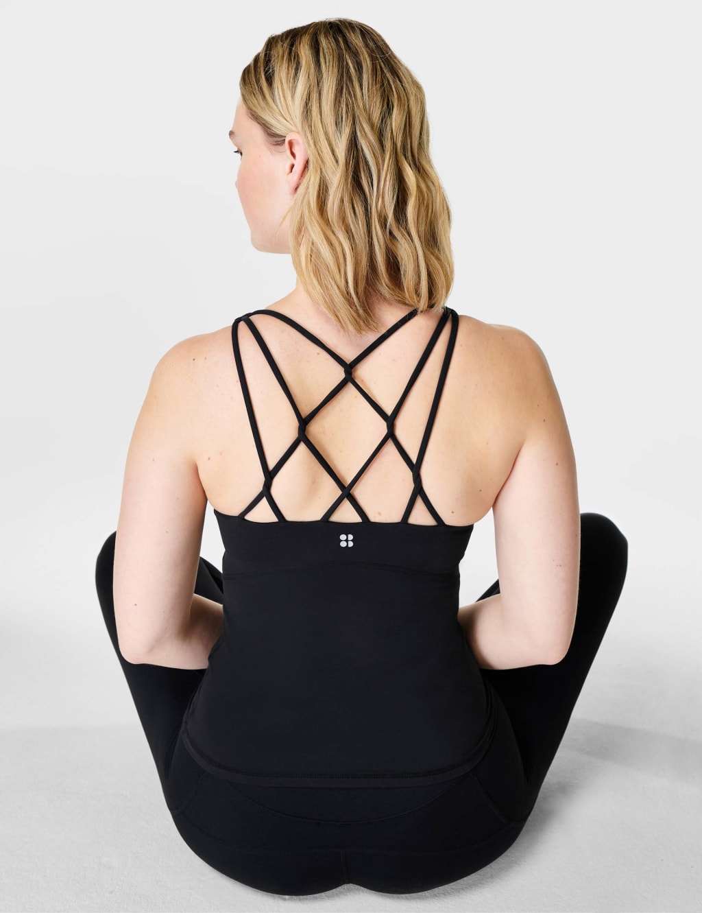 Super Soft V-Neck Strappy Fitted Vest Top 3 of 4