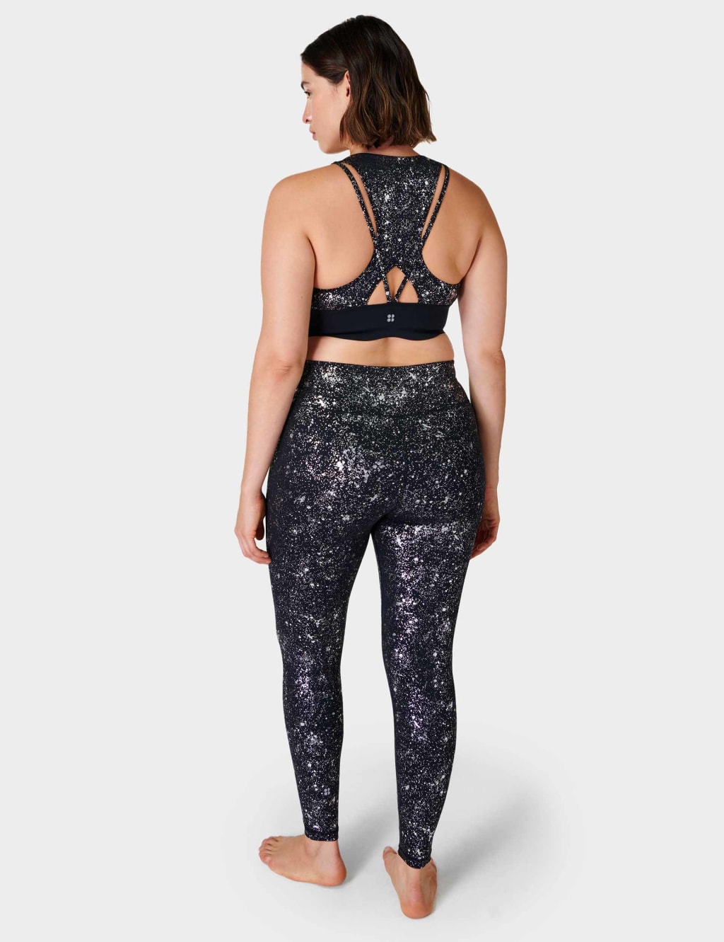 Goddess Metallic Non Wired Sports Bra 5 of 6