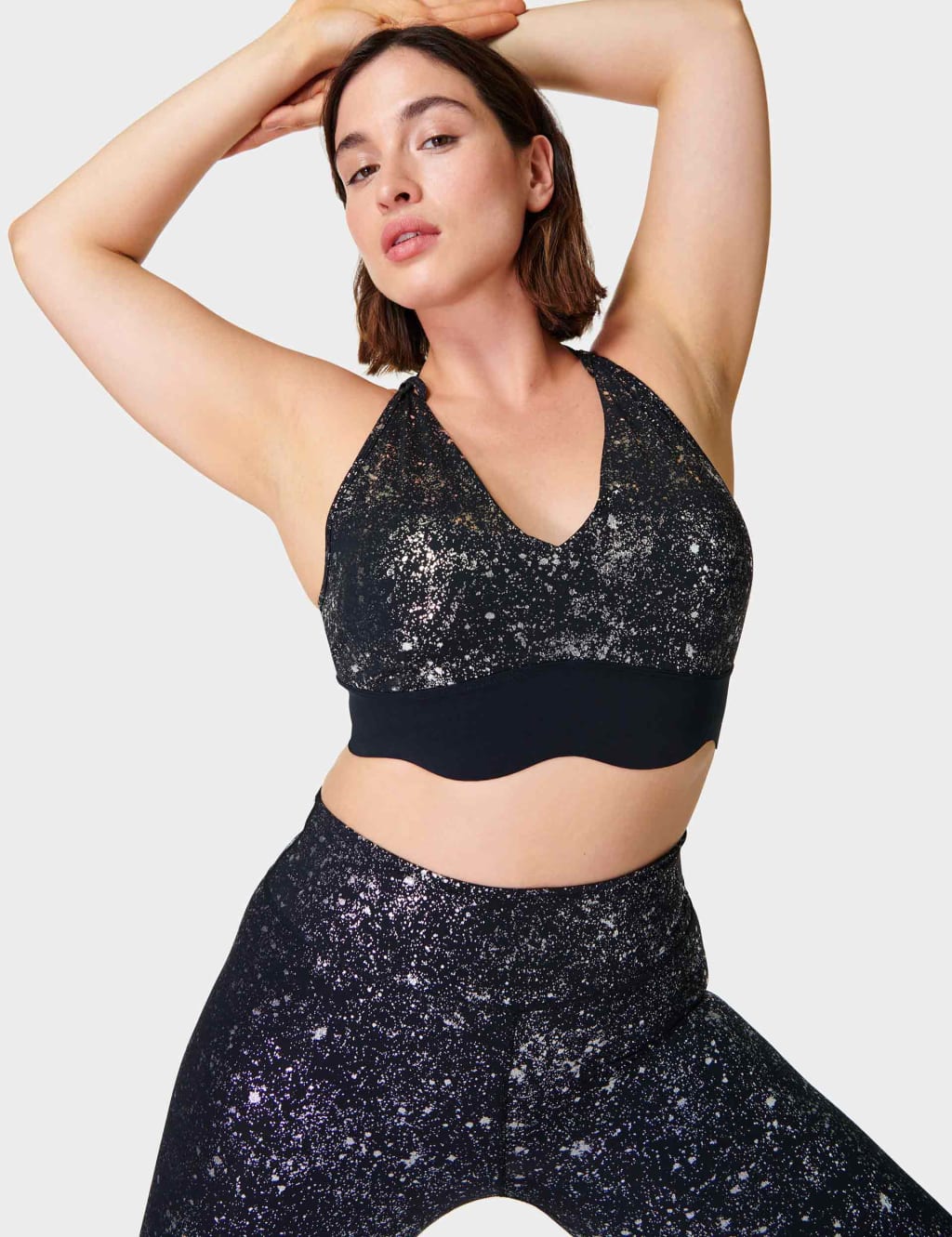 Goddess Metallic Non Wired Sports Bra 6 of 6