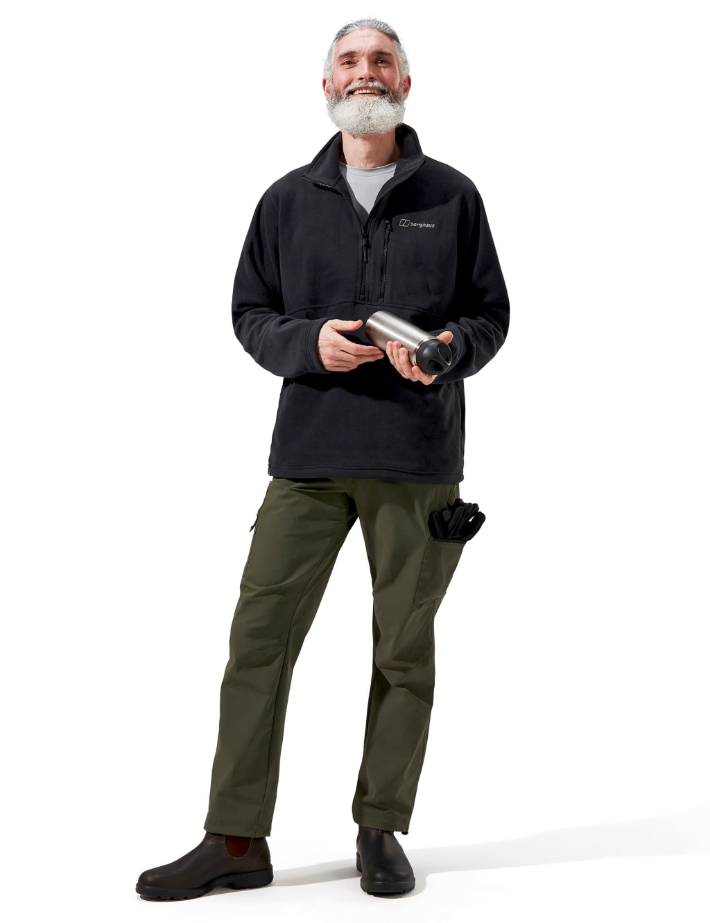 Prism Half Zip Funel Neck Fleece Jacket 3 of 8