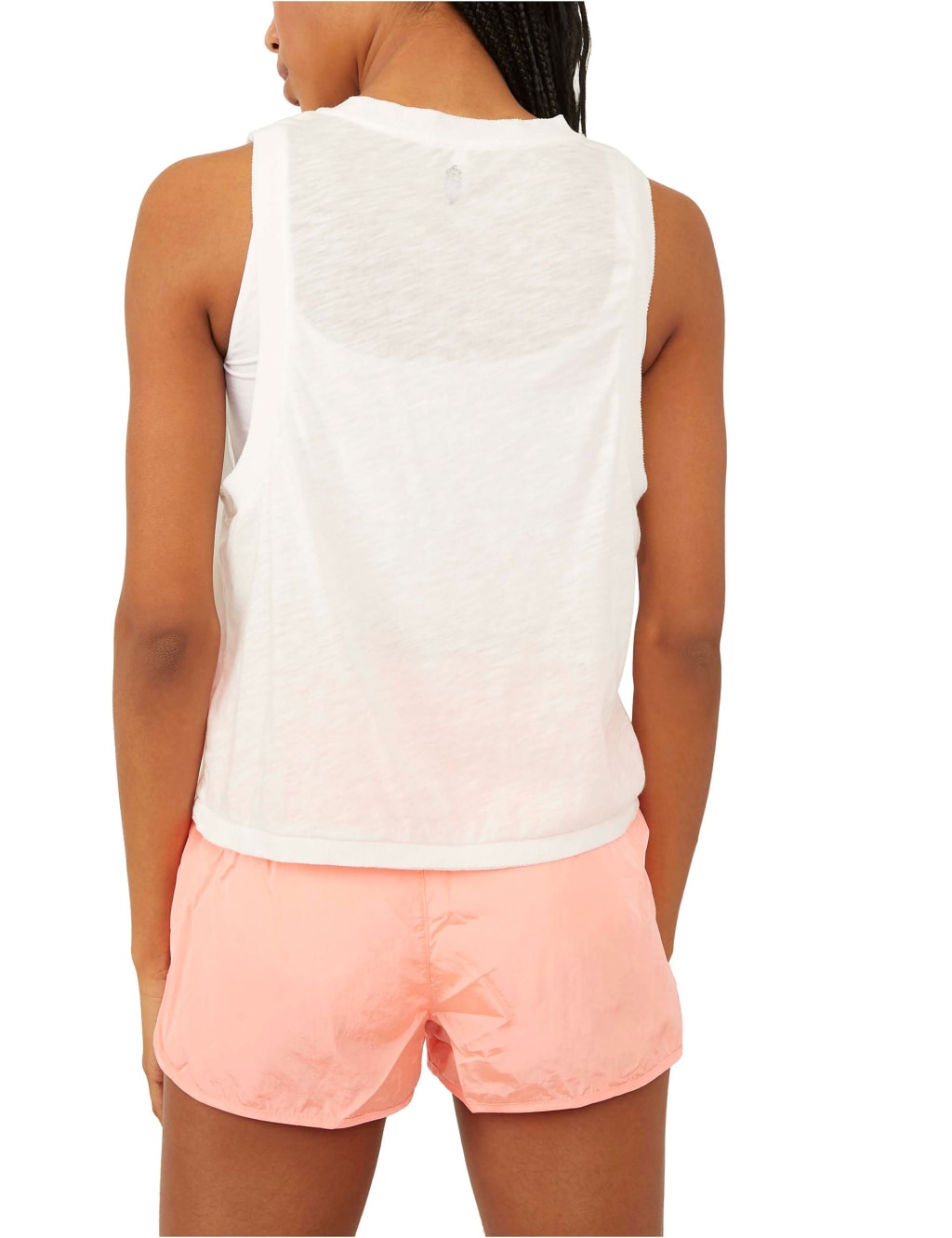Love Cotton Rich Crew Neck Crop Vest Top 3 of 6
