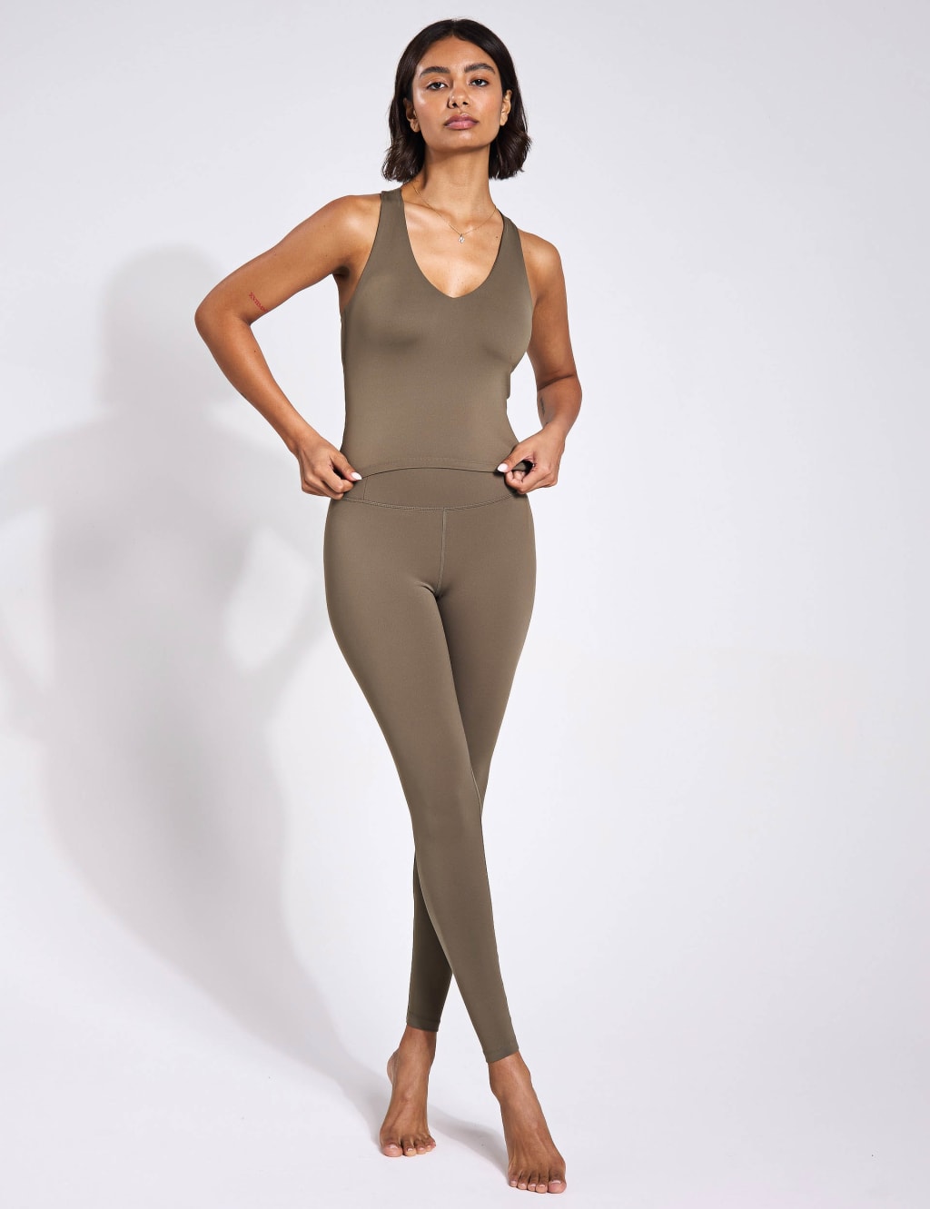 Float Zoe V-Neck Cross Back Fitted Vest Top 2 of 4