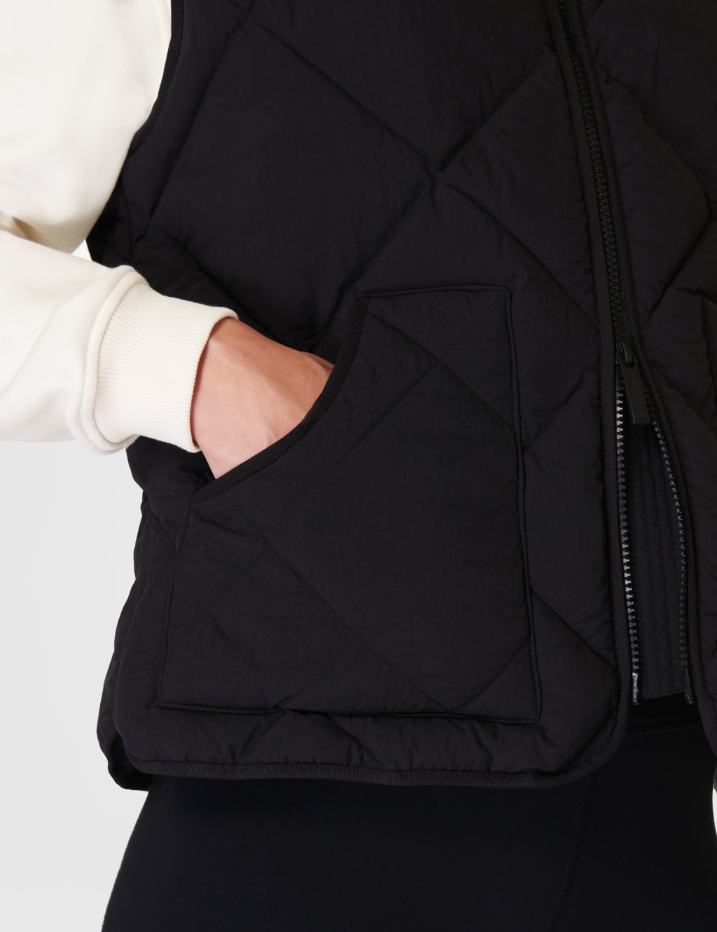 On The Move Quilted Padded Zip Up Gilet 6 of 7