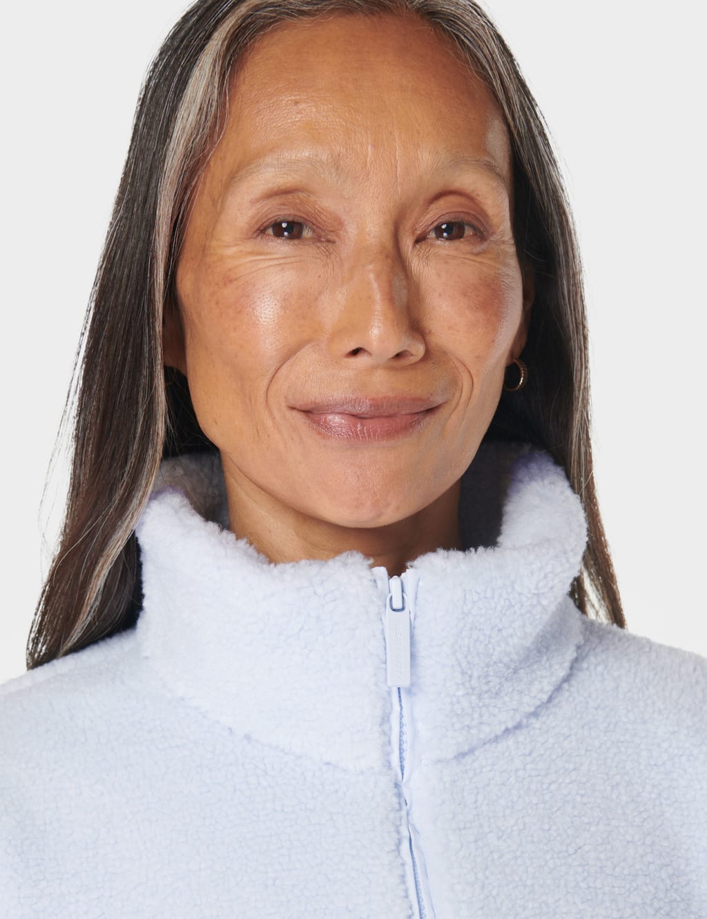 Plush Funnel Neck Half Zip Fleece Jacket Sweaty Betty M S