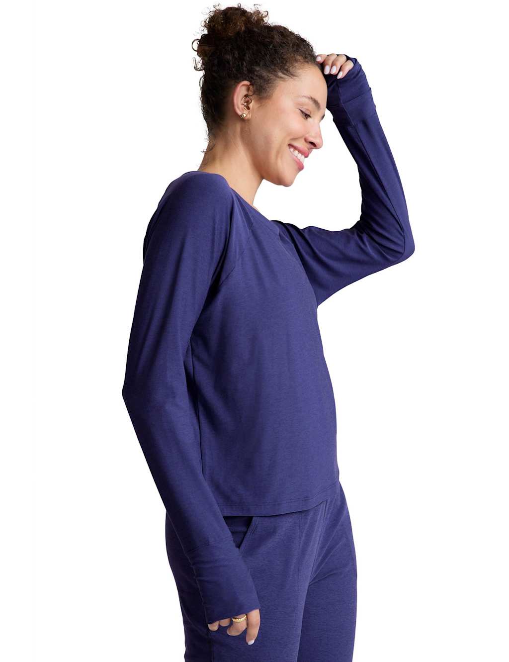 Featherweight Daydreamer Crew Neck Yoga Top 3 of 4