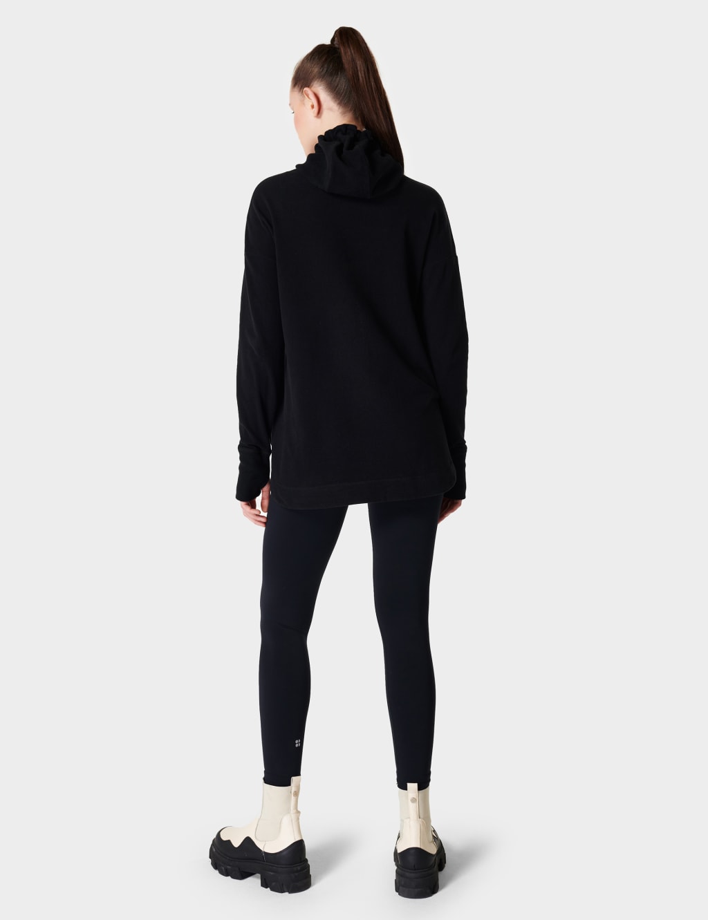 Escape Cotton Blend Fleece Relaxed Hoodie 4 of 5