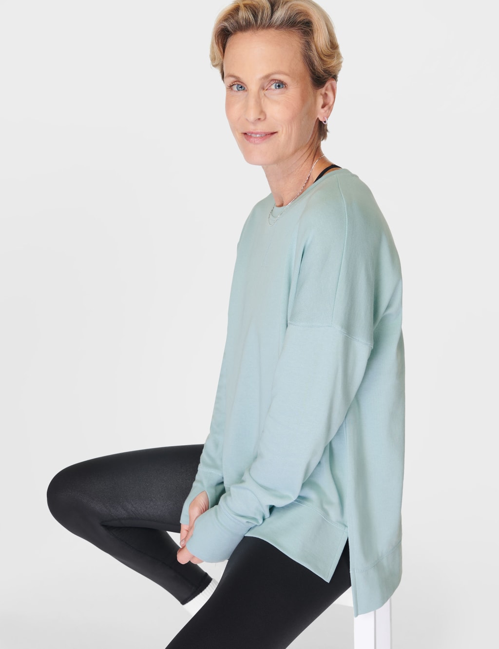After Class Cotton Blend Longline Sweatshirt 4 of 6