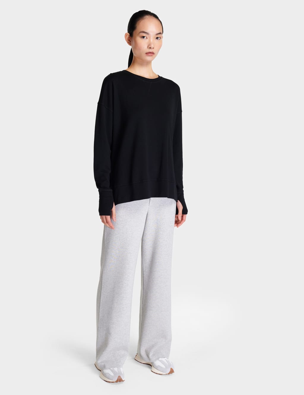 After Class Cotton Blend Longline Sweatshirt 2 of 4