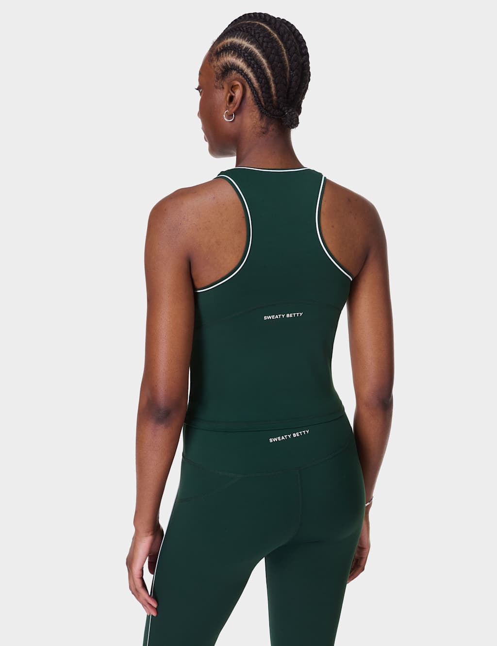 All Day Scoop Neck Racer Back Crop Vest Top 5 of 8
