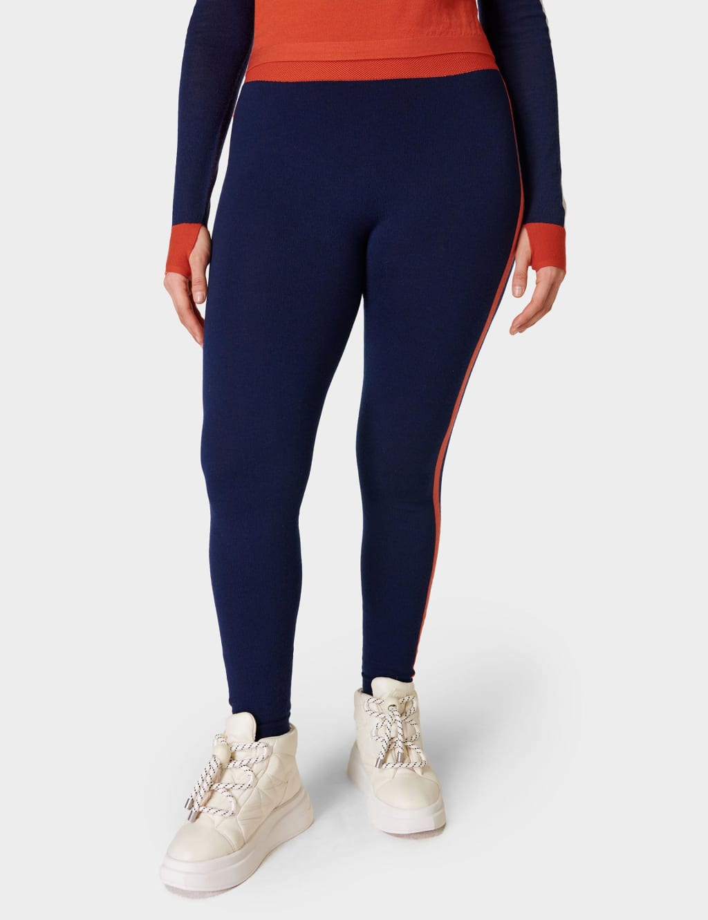 Colour Block Wool Rich Leggings 1 of 6