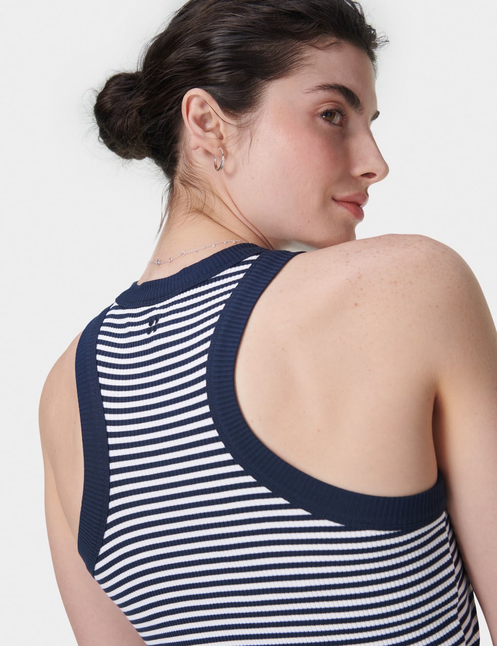 Harper Modal Rich Striped Racer Back T-Shirt 6 of 7