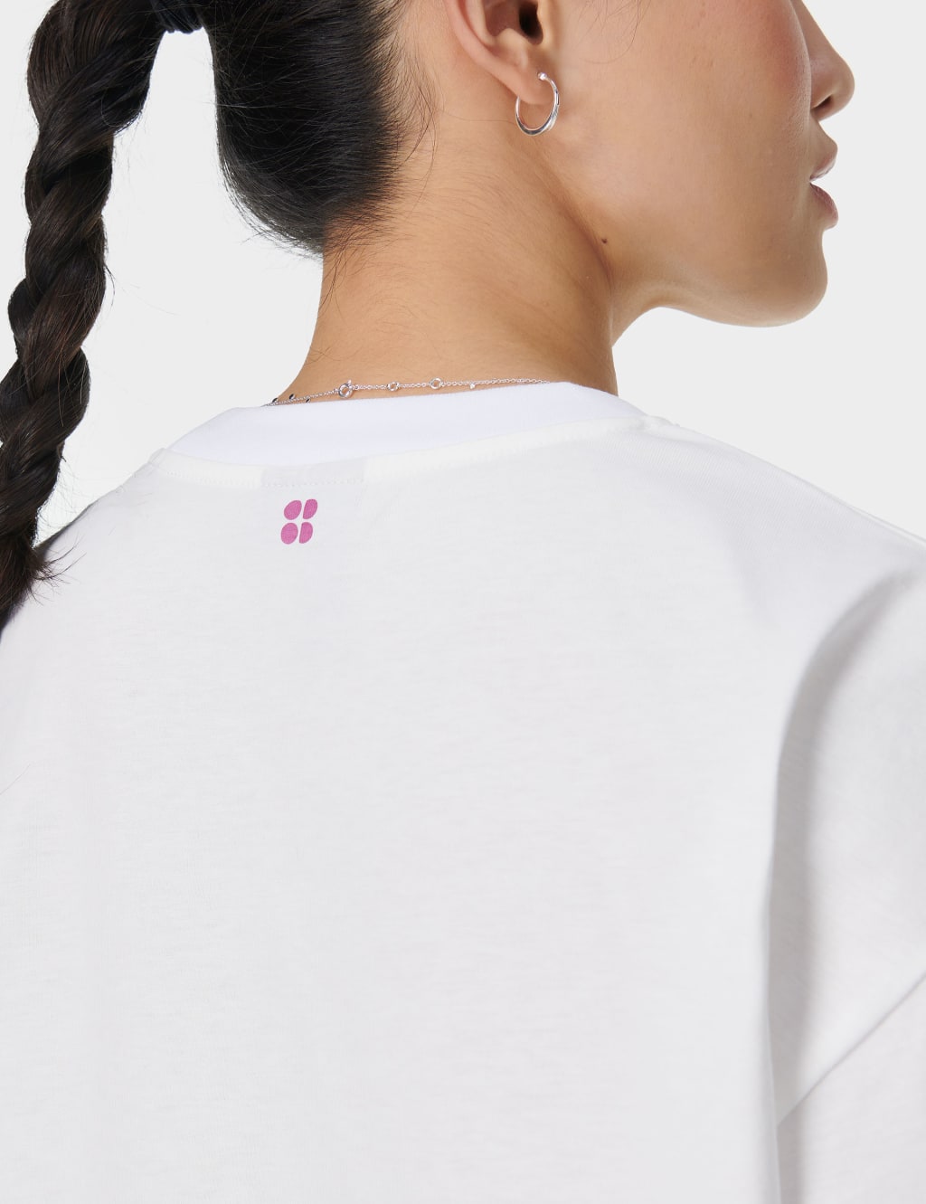Logo Pure Cotton Crew Neck Oversized Top 6 of 7